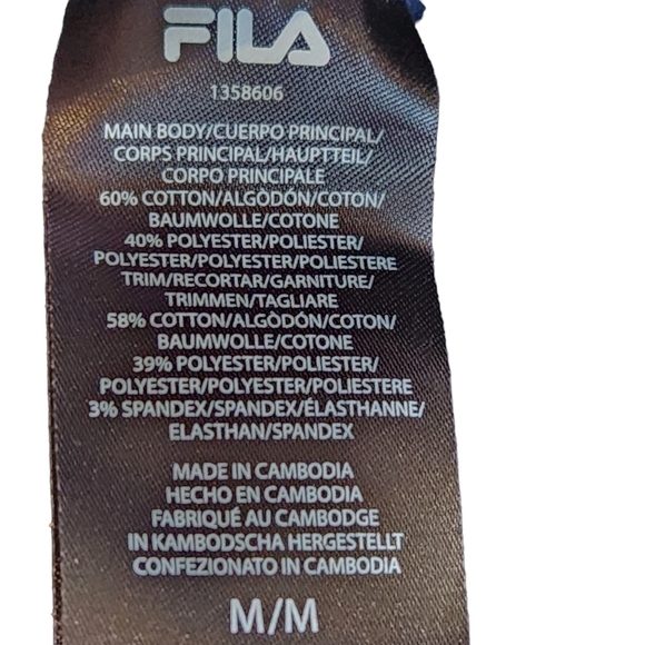 Fila blue long-sleeve pull-on crew-neck  sweater top - Picture 10 of 12